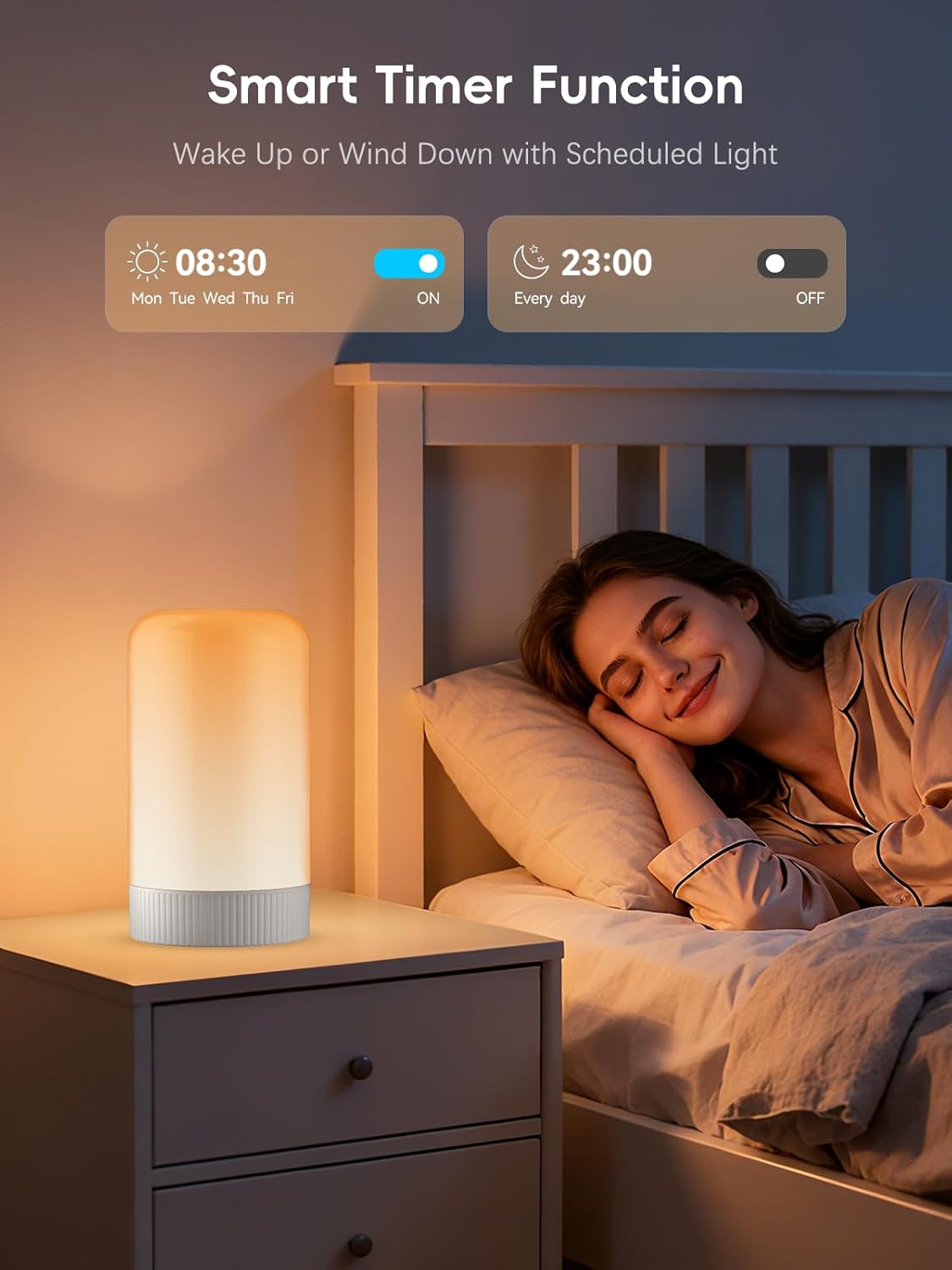 OIYN RGBICWW Smart Table Lamp — Touch Control & Music Sync - Feature Showcase 5
