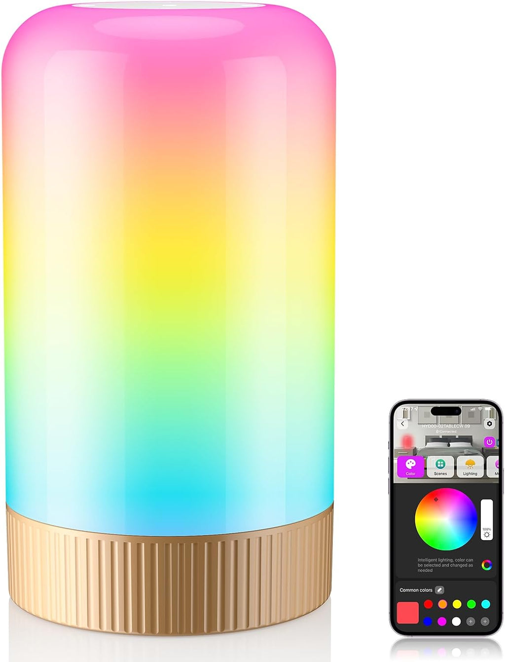 OIYN RGBICWW Smart Table Lamp — Touch Control & Music Sync - Feature Showcase 8