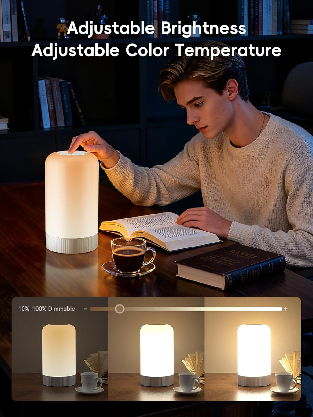 OIYN RGBICWW Smart Table Lamp — Touch Control & Music Sync - Feature Showcase 6