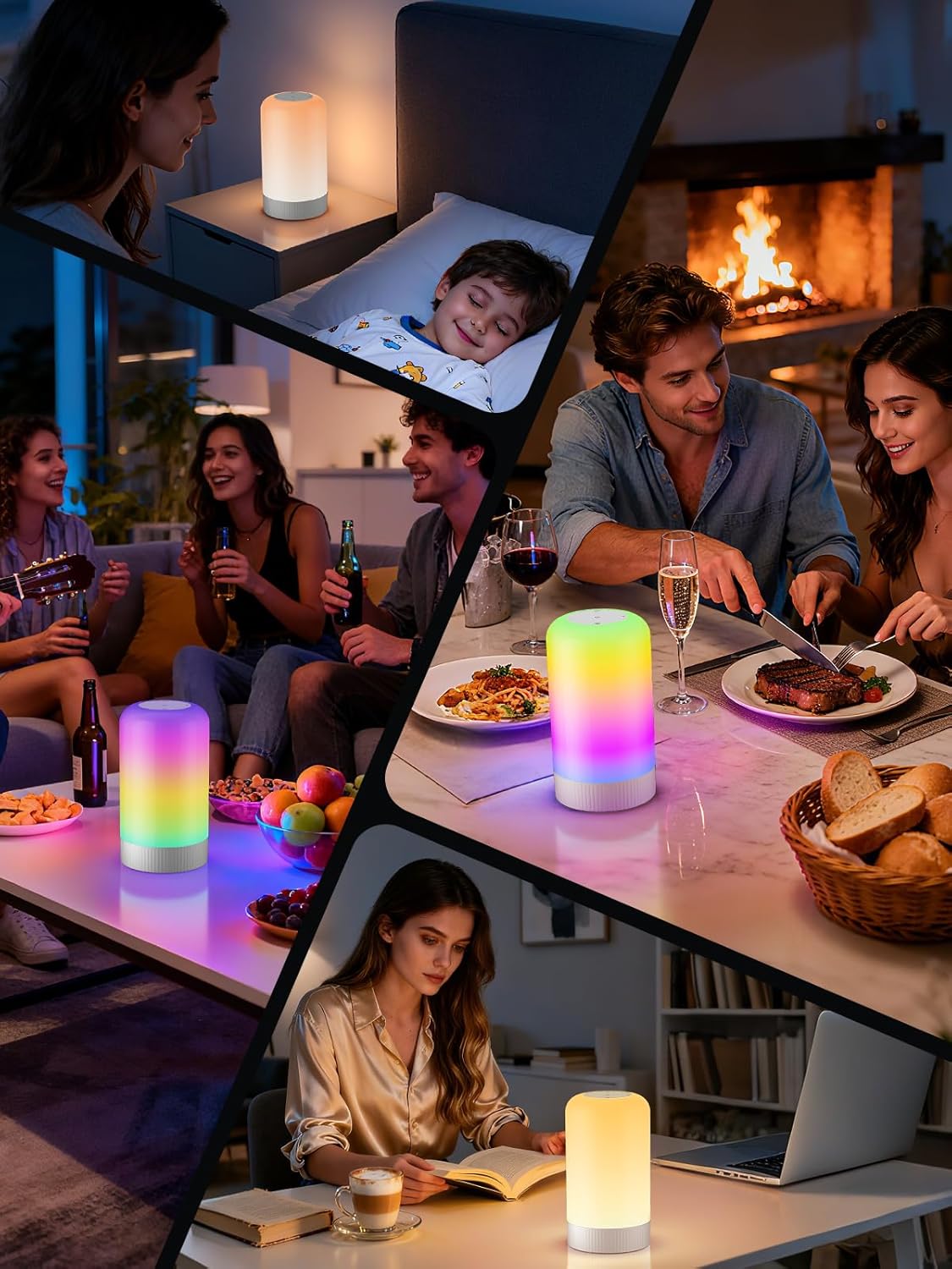 OIYN RGBICWW Smart Table Lamp — Touch Control & Music Sync - Feature Showcase 7